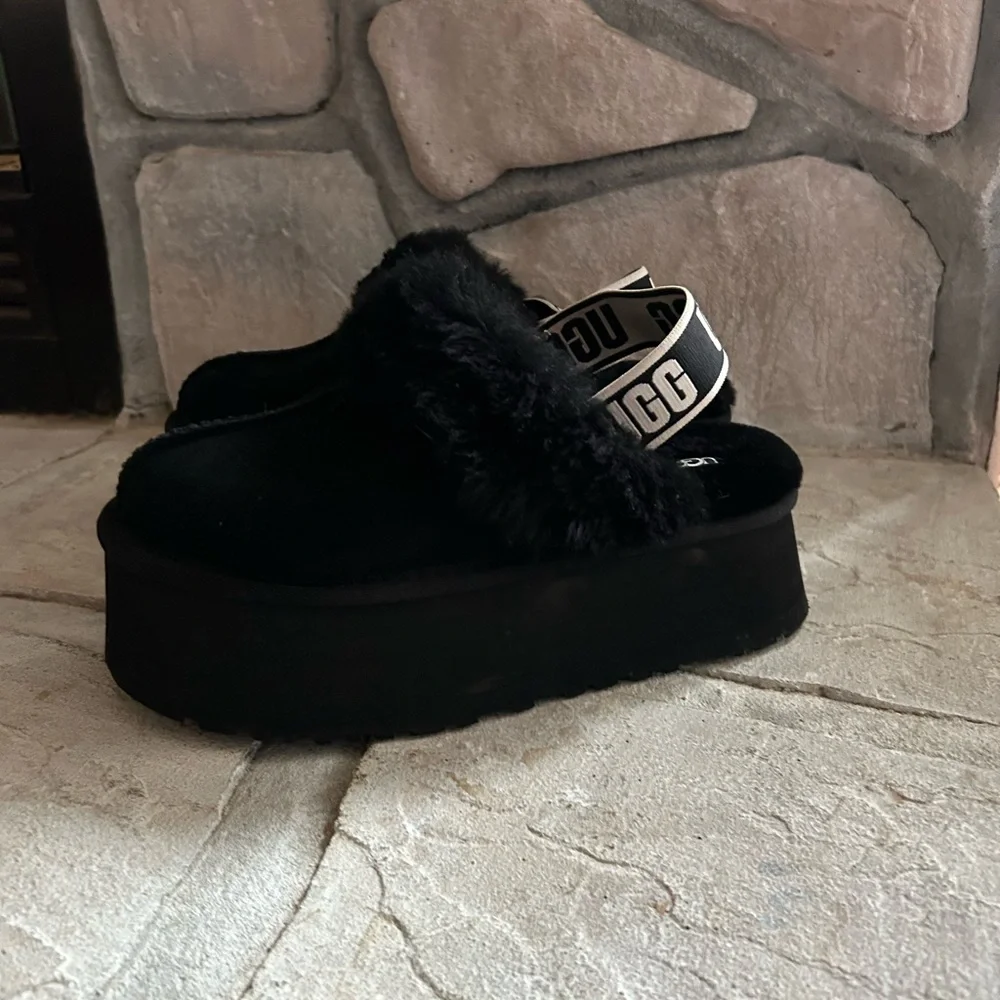 Uggs Funkette Slingback Platform Slippers - Picture 2 of 2